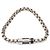 Pulsera de cadena Louis Vuitton Monogram Eclipse Negro Plata