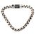 Pulsera de cadena Louis Vuitton Monogram Eclipse Negro Plata - vista 3