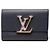 Louis Vuitton Portefeuille Capucines Compact Tri-fold Wallet Blu navy