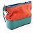 Borsa a tracolla Chanel Gabrielle de Large Hobo Blu Verde Arancione - vista 2