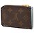 Louis Vuitton Monogram Portefeuille Noir Coin Case Castaño - vista 2