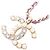 Collana Chanel Coco Mark B20B Multicolore D'oro Porpora