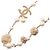 Collana a catena Chanel Coco Mark Camellia B13C Bianco D'oro Crudo - vista 2