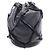Chanel Coco Mark Bucket Bag mit Fransen Schwarz - Ansicht 2