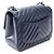 Borsa a tracolla Mini Chanel Chevron V-Stitch Blu navy - vista 2