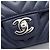 Borsa a tracolla Mini Chanel Chevron V-Stitch Blu navy - vista 9
