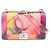 Chanel Boy Schultertasche Pink Mehrfarben