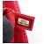 Borsa a tracolla Chanel Boy in pelle di agnello nera e rossa Nero Rosso - vista 5