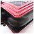 Borsa a tracolla Chanel Boy in pelle di agnello nera e rossa Nero Rosso - vista 6