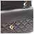 Borsa a tracolla Chanel Matelassé Double Flap Nero - vista 10