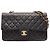 Borsa a tracolla Chanel Matelassé Double Flap Nero
