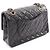 Borsa a tracolla Chanel Matelassé Double Flap Nero - vista 2