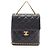 Zaino/Borsa Chanel Matelassé Camellia Nero