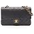 Borsa a tracolla Chanel Matelassé Double Flap Nero