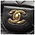 Borsa a tracolla Chanel Matelassé Double Flap Nero - vista 11