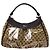 Gucci D Ring Hobo Patent Large Beige