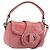 Prada Turnlock Flap Soft Calf Small Rose - vue 3