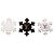 Spilla Louis Vuitton Etoile des Neiges Marrone Argento