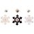 Spilla Louis Vuitton Etoile des Neiges Marrone Argento - vista 4