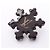Spilla Louis Vuitton Etoile des Neiges Marrone Argento - vista 6