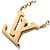 Louis Vuitton LOUIS VUITTON Collana LV Iconic Necklace D'oro - vista 2