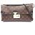 Louis Vuitton Sac Triangle PM Shoulder Bag Marrone Nero