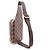 Borsa Louis Vuitton Geronimos Damier Ebene Marrone - vista 2