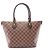 Borsa Tote Louis Vuitton Saleya PM Damier Ebene Marrone