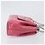 Chanel Mademoiselle Lock Chain Quilted Patent Rosa - vista 5