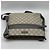 Borsa Messenger piatta Gucci con zip frontale in GG coated canvas Medium Beige - vista 6