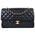 Chanel Timeless - Classic Double Flap Quilted Lambskin Medium Azul marino