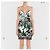 La Perla Seidenkleid mit Blumenprint und Spitze Schwarz Mehrfarben - Ansicht 4