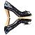 Chanel Lackleder Pumps Schwarz Weiß