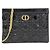 Borsa a mano Christian Dior Caro Pouch Borsa a tracolla Nero