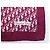 Foulard in seta monogram Christian Dior Oblique Bianco Bordò - vista 5