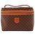 Céline Celine Monogram Vanity Case Braun