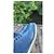 Prada Scarpe stringate Brogue in pelle blu uomo - vista 6