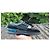 Prada Sneakers Nero Blu Pelle Camoscio - vista 11