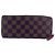 Louis Vuitton Cartera Zippy Clemence Damier Ebene Monedero Rojo Castaño - vista 2