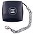 Timeless Chanel Mini specchio da tasca pieghevole CC in resina nera, charm per borsa Nero - vista 2