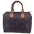 Louis Vuitton Borsa a mano Speedy 25 in canvas monogram marrone