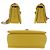 Borsa a tracolla media Valentino Garavani One Stud in pelle gialla Giallo - vista 4