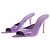 Autre Marque GIA BORGHINI Pumps aus Leder Violett Größe 40 Lila