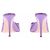 Autre Marque GIA BORGHINI Pumps aus Leder Violett Größe 40 Lila - Ansicht 6