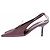 Autre Marque ARMARIUM Pumps aus Leder Lila Größe 39 Bordeaux - Ansicht 2