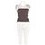 Autre Marque Top aderente marrone SKIMS