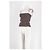 Autre Marque Top aderente marrone SKIMS - vista 4