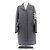 Thom Browne Grauer Steppmantel