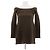 Khaite Mini Kleid Khaki Wolle