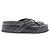 Autre Marque GIA BORGHINI Keilabsatz Flip-Flops Leder Schwarz Größe 39 - Ansicht 6